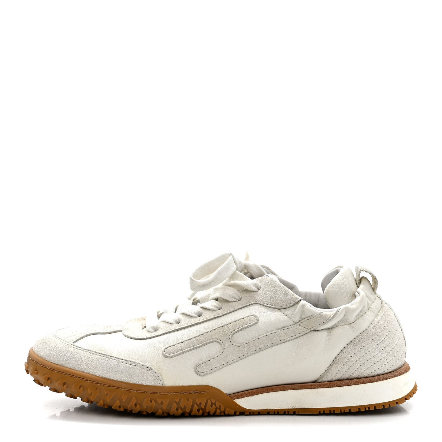 Nappa Suede Goatskin Jet Sneakers 36.5 White