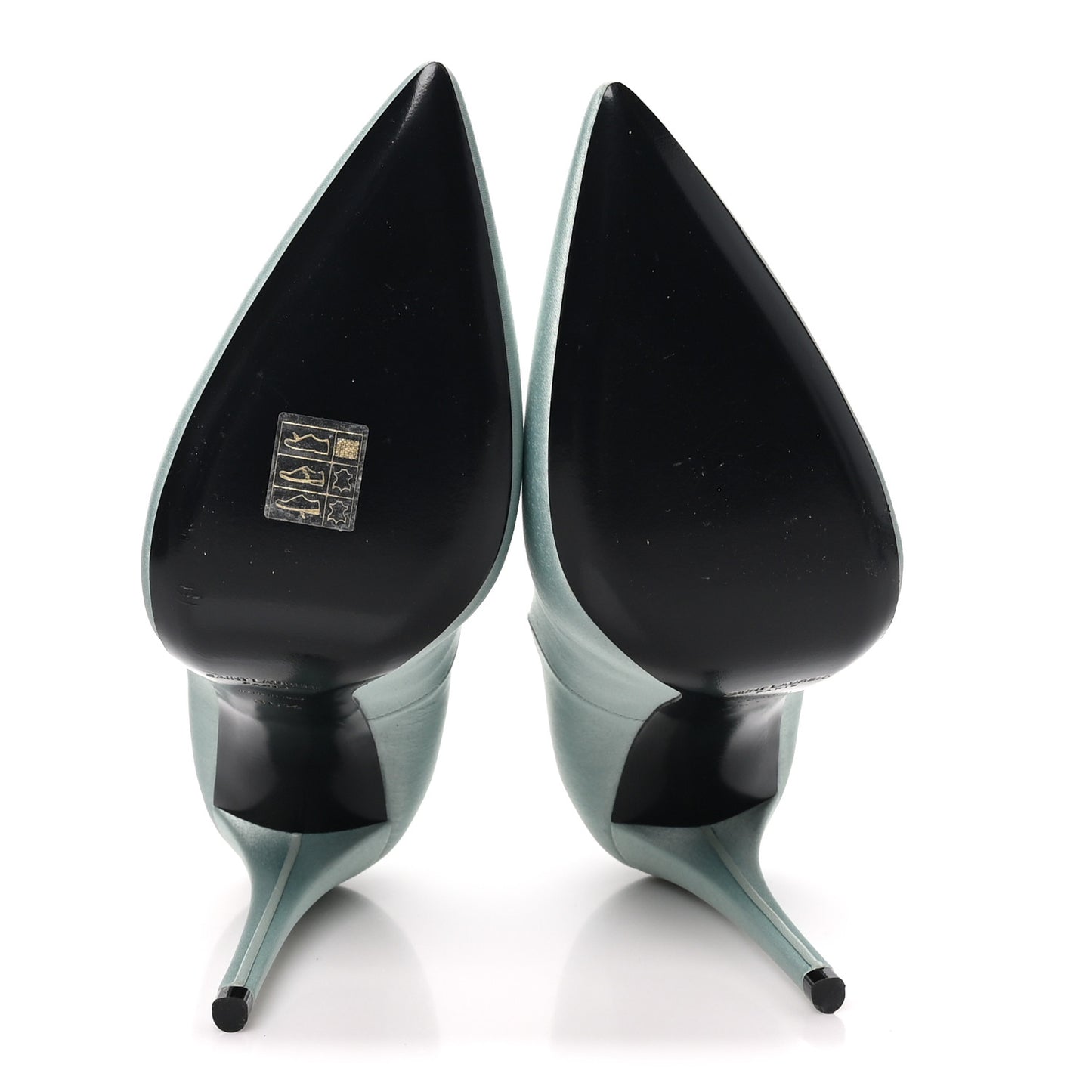 Satin Crepe Monceau 110 Pumps 36.5 36.5 Light Green