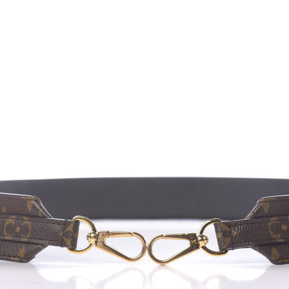 Louis Vuitton Monogram Bandouliere Shoulder Strap Black 3 of 7