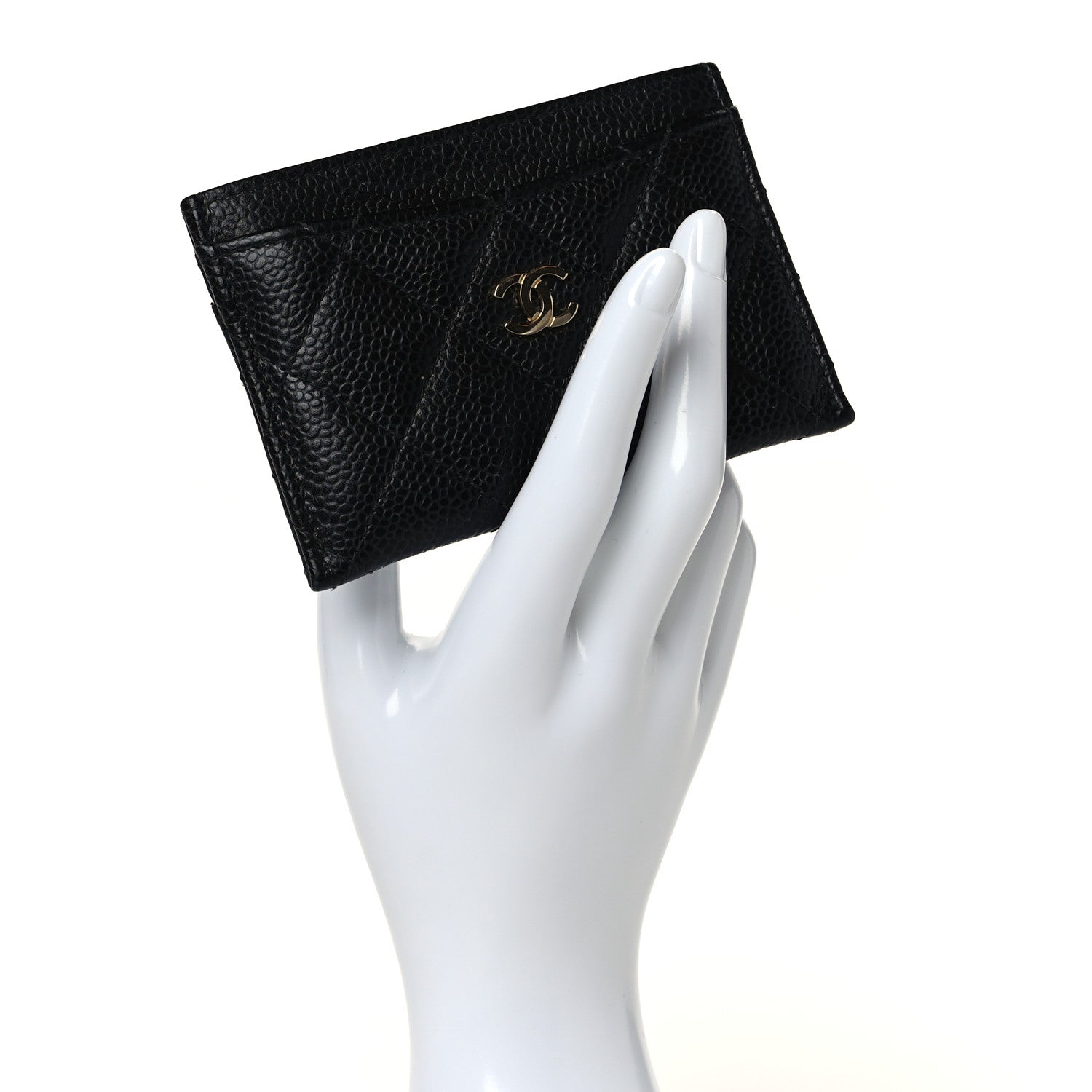 Chanel Caviar Quilted Card Holder Black 2 of 9