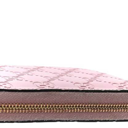 Gucci Guccissima Zip Around Wallet Pink 10 of 11