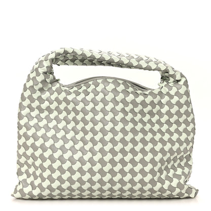 Bottega Veneta Calfskin Intrecciato Small Hop Agate Glacier 1 of 9