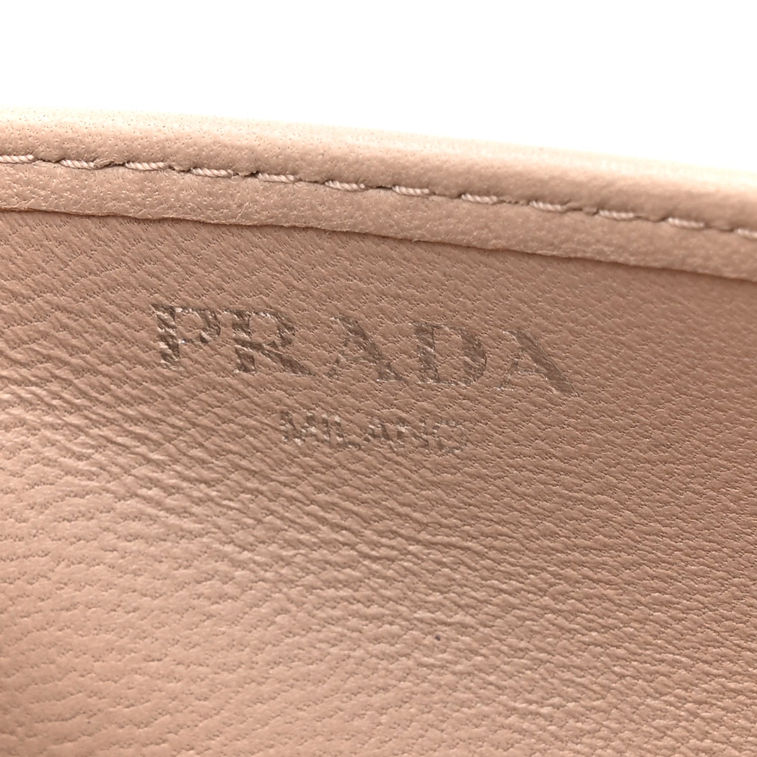 Prada Nappa Gaufre Wallet On Chain Orchidea 5 of 10