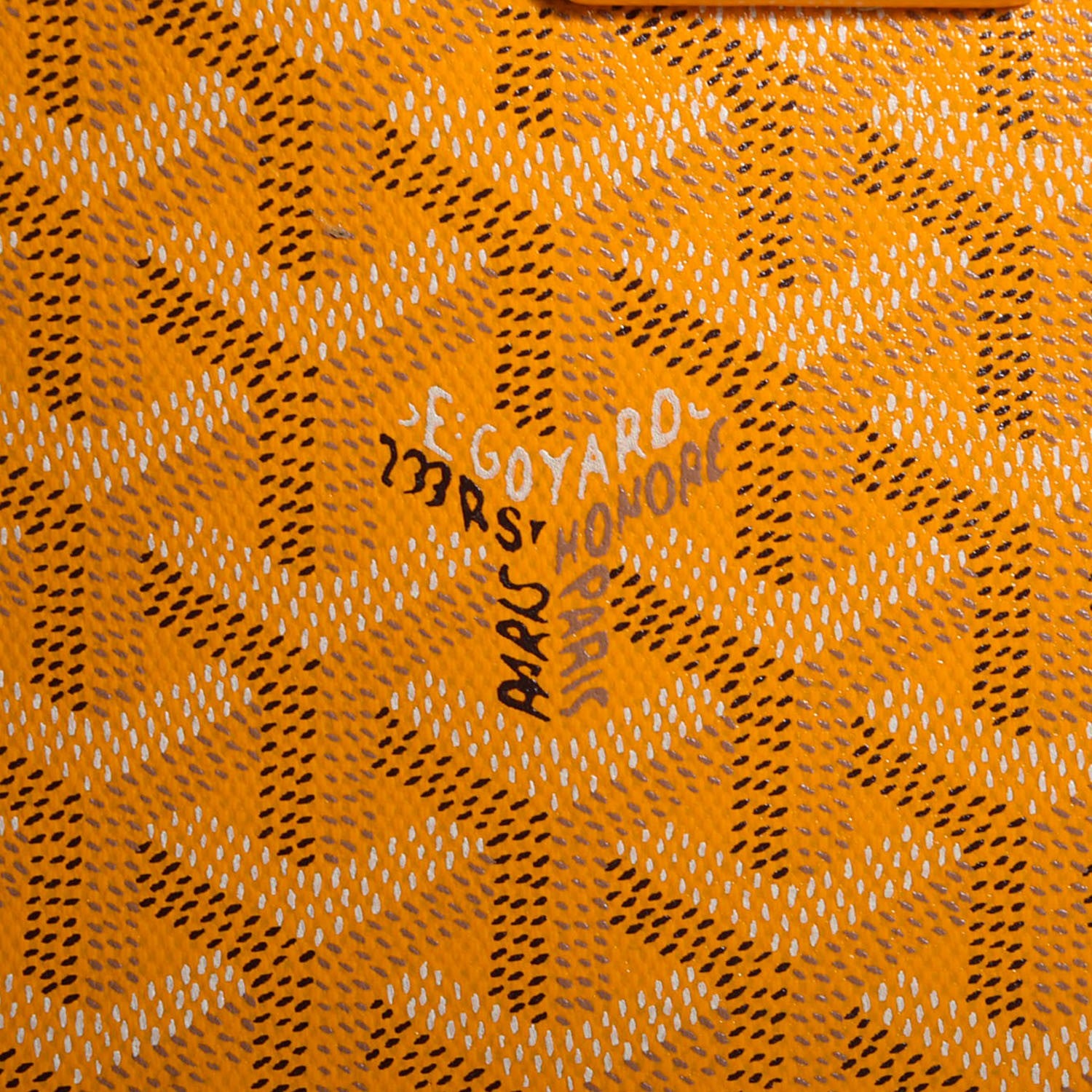 Goyard Goyardine Sac Vendome PM Yellow 8 of 10