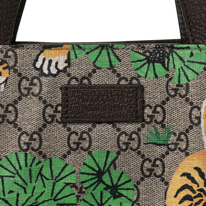 Gucci GG Supreme Monogram Bengal Vertical Tote Brown 29 of 29