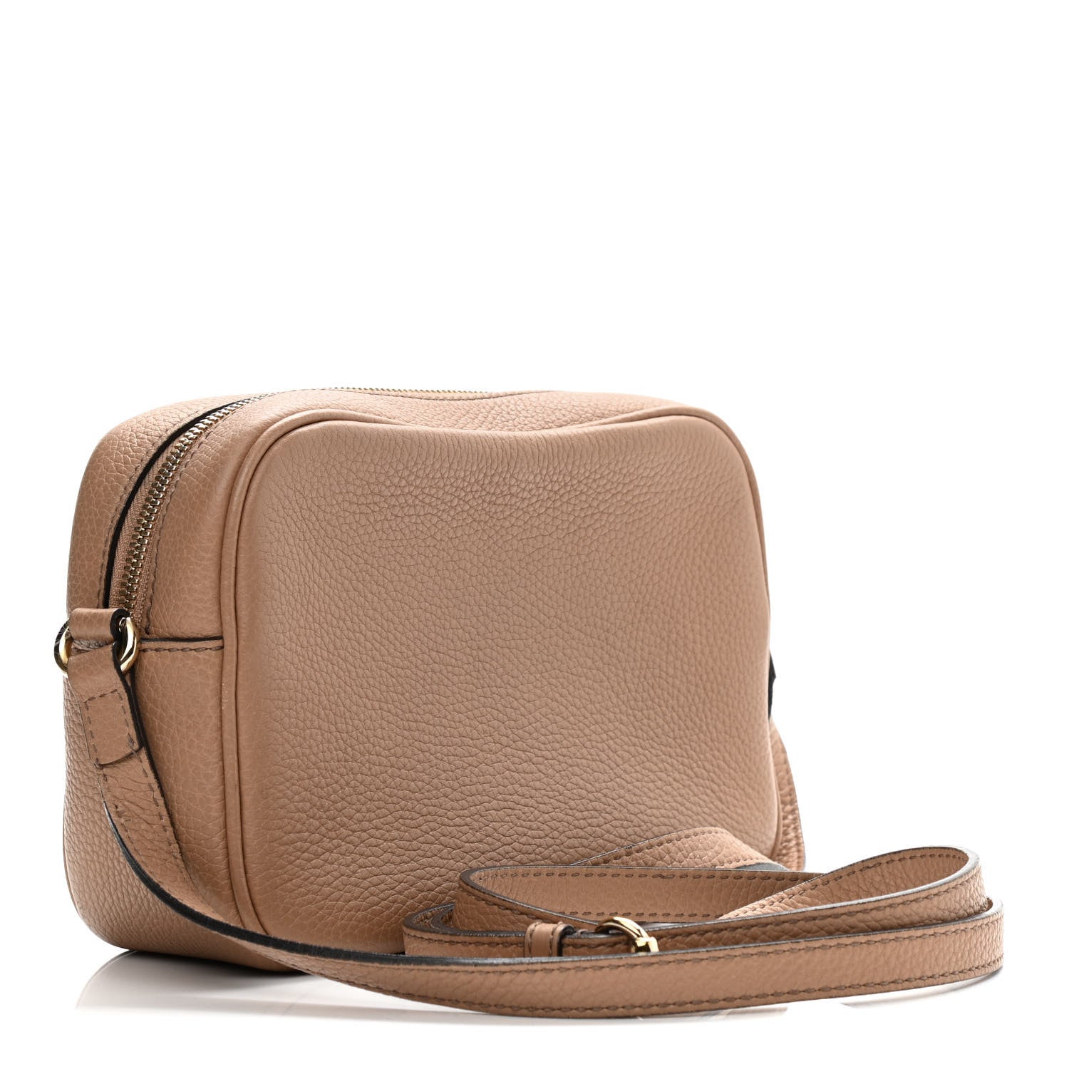Gucci Pebbled Calfskin Small Soho Disco Bag Camelia 3 of 15