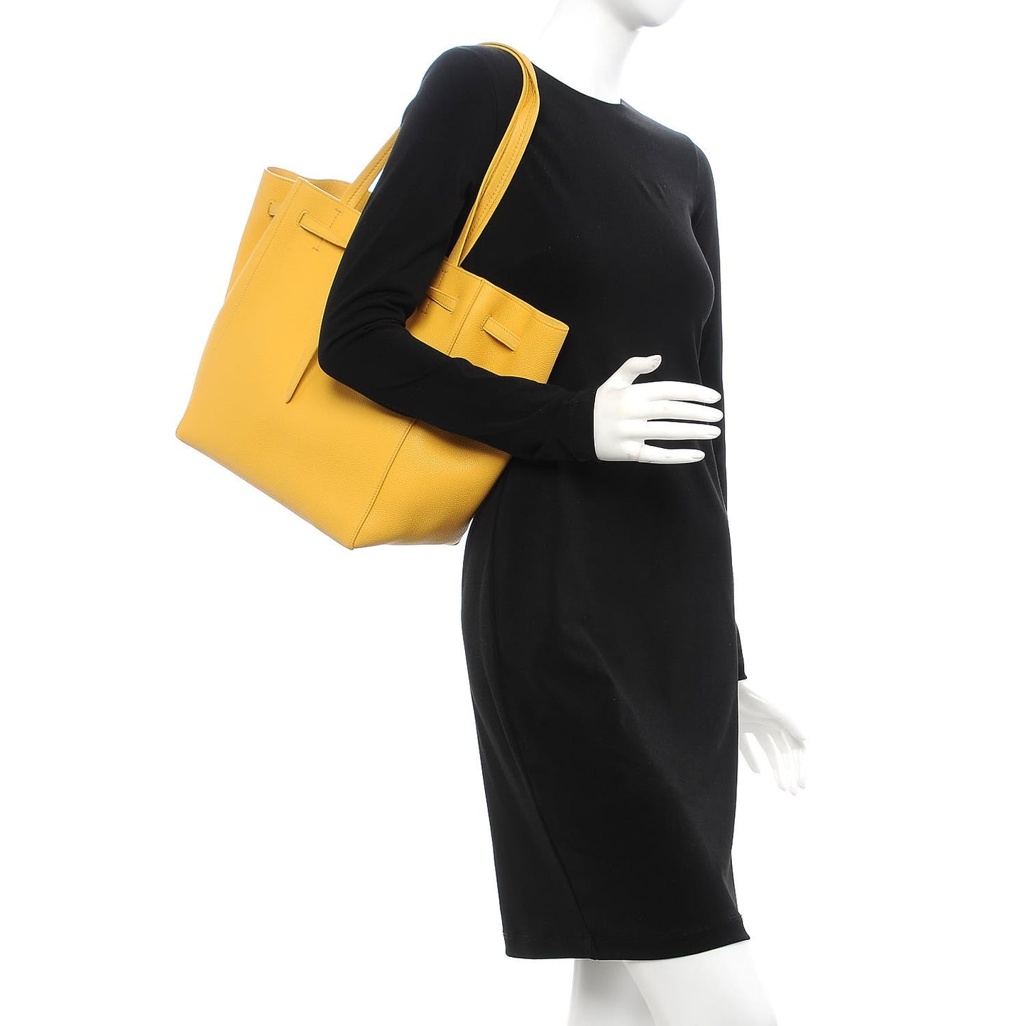 Soft Grained Calfskin Small Belt Cabas Phantom Sunflower