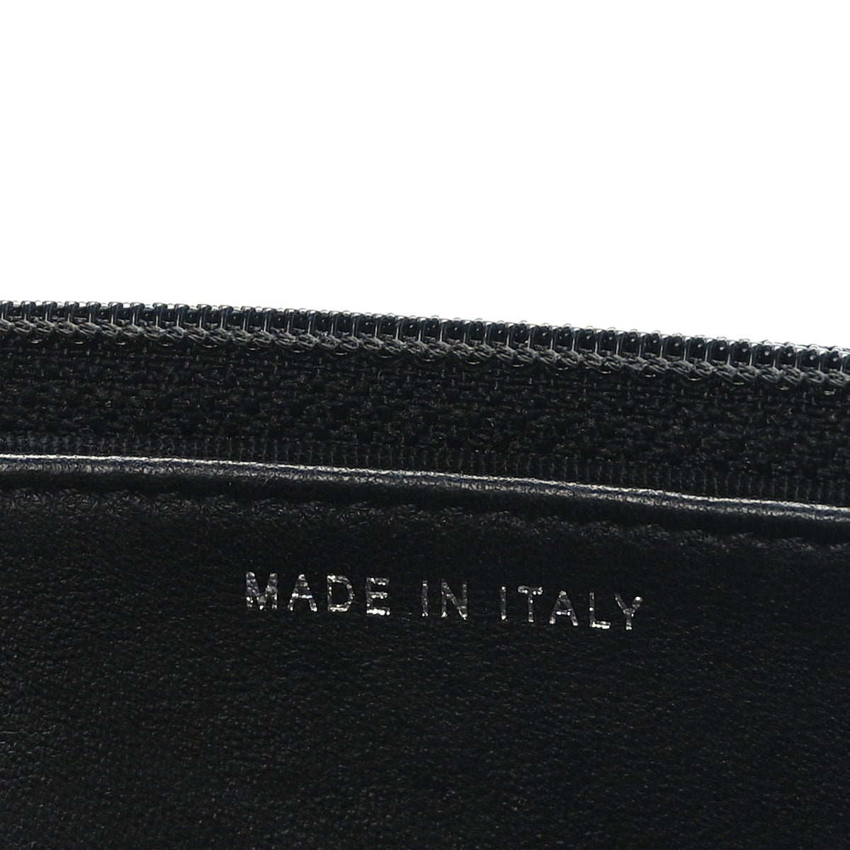 Lambskin Chevron Quilted Wallet On Chain WOC So Black