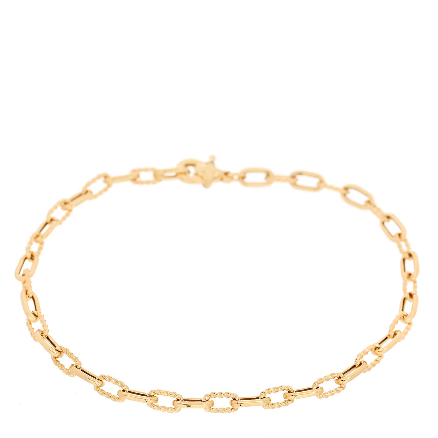 18K Yellow Gold 3.5mm Madison Classic Chain Bracelet