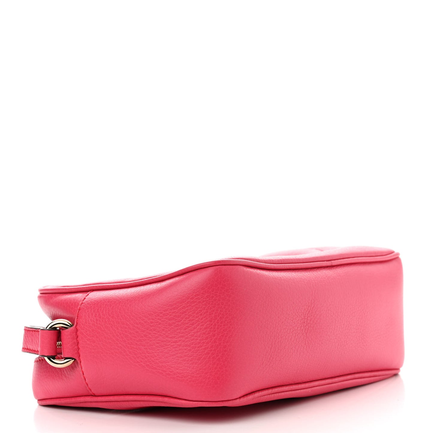 Pebbled Calfskin Small Soho Disco Bag Pink