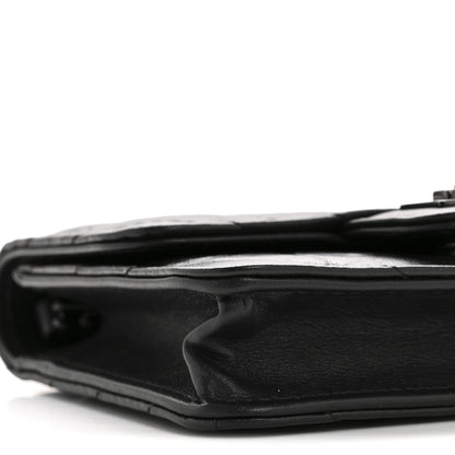 Chanel Aged Calfskin Chevron Quilted Reissue Belt Bag So Black 10 of 11