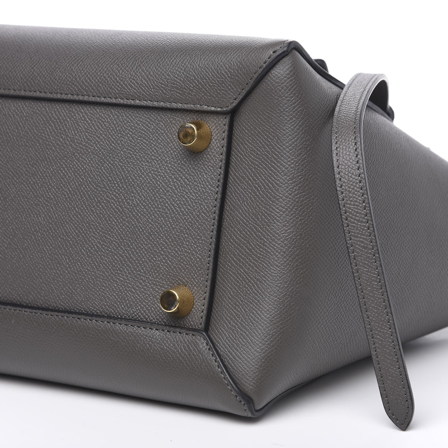 Celine Grained Calfskin Mini Belt Bag Grey 8 of 8