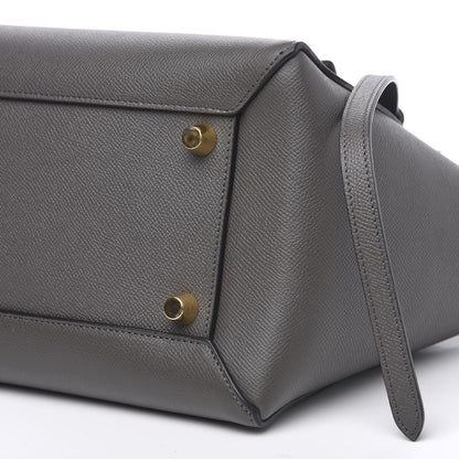Celine Grained Calfskin Mini Belt Bag Grey 8 of 8