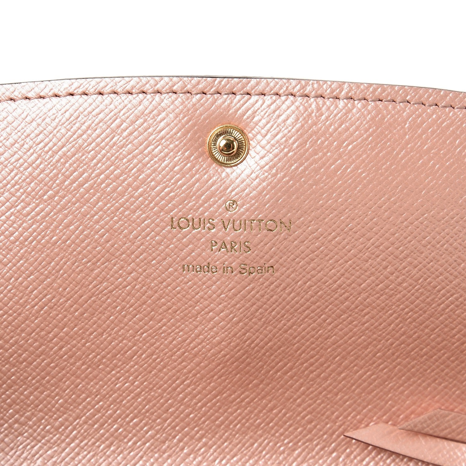 Louis Vuitton Monogram Emilie Wallet Rose Nacre 6 of 6