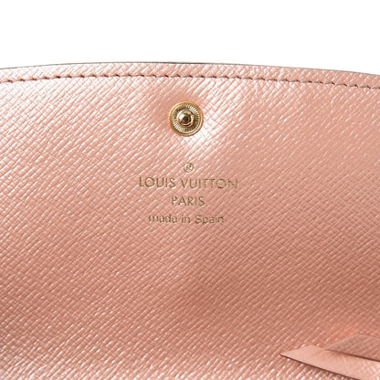 Louis Vuitton Monogram Emilie Wallet Rose Nacre 6 of 6
