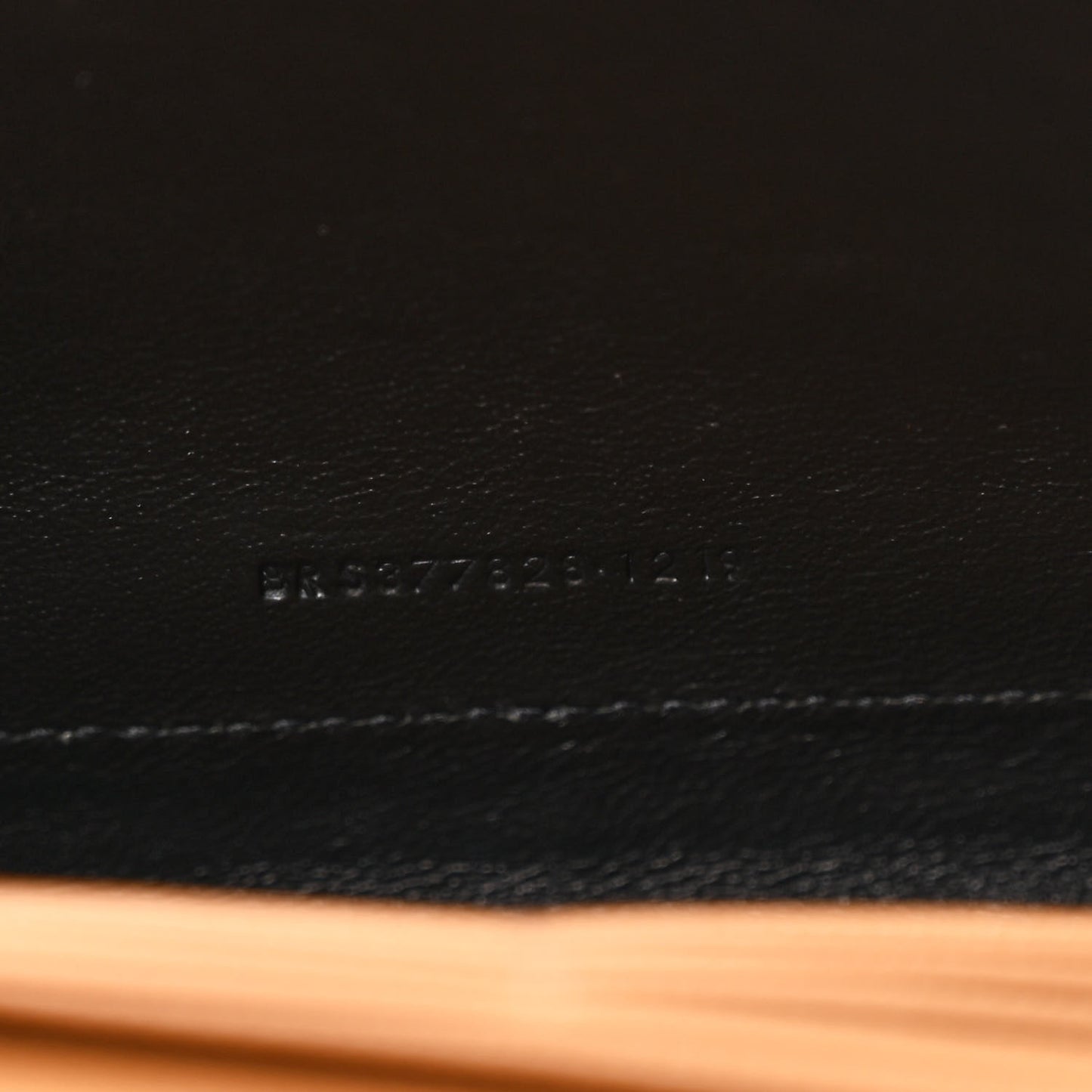 Grain De Poudre Matelasse Chevron Monogram Chain Wallet Dune