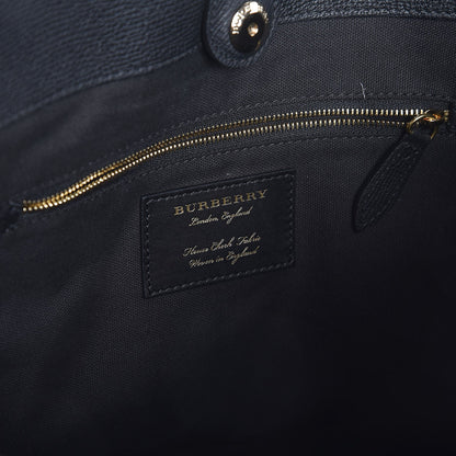 Burberry Grainy Calfskin House Check Small Canterbury Black 6 of 9