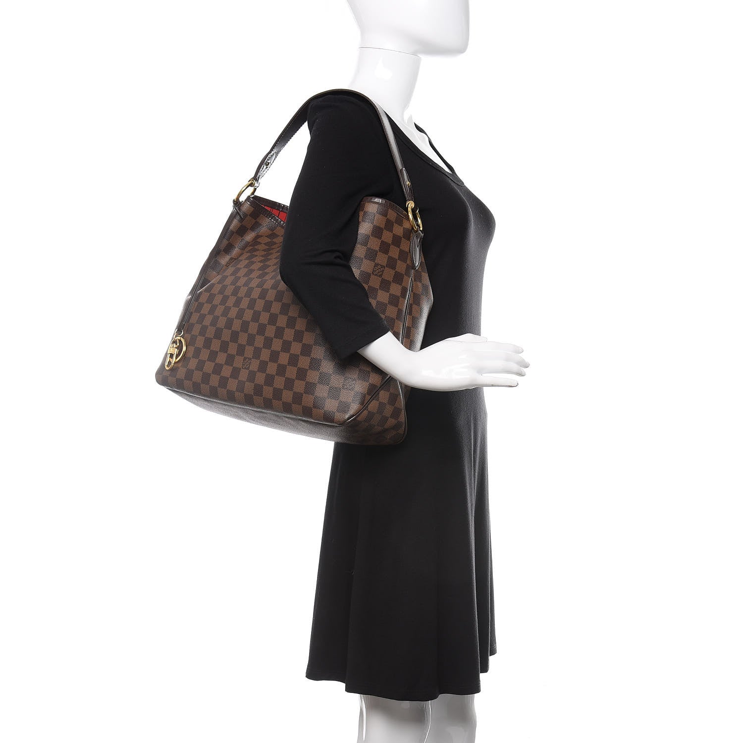 Louis Vuitton Damier Ebene Delightful MM 2 of 11
