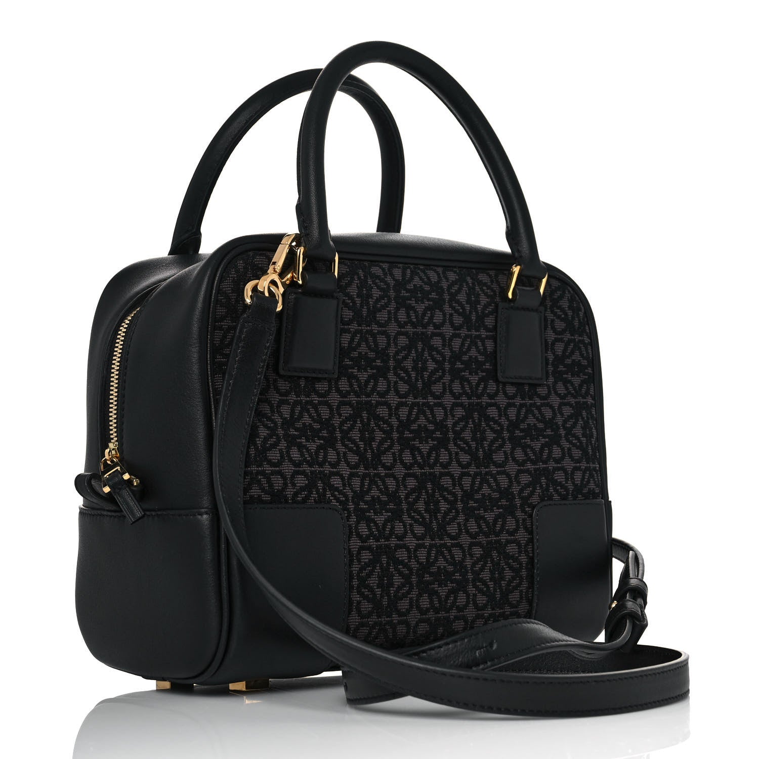 Loewe X SPIRITED AWAY Jacquard Calfskin No Face Amazona 19 Anthracite 2 of 8