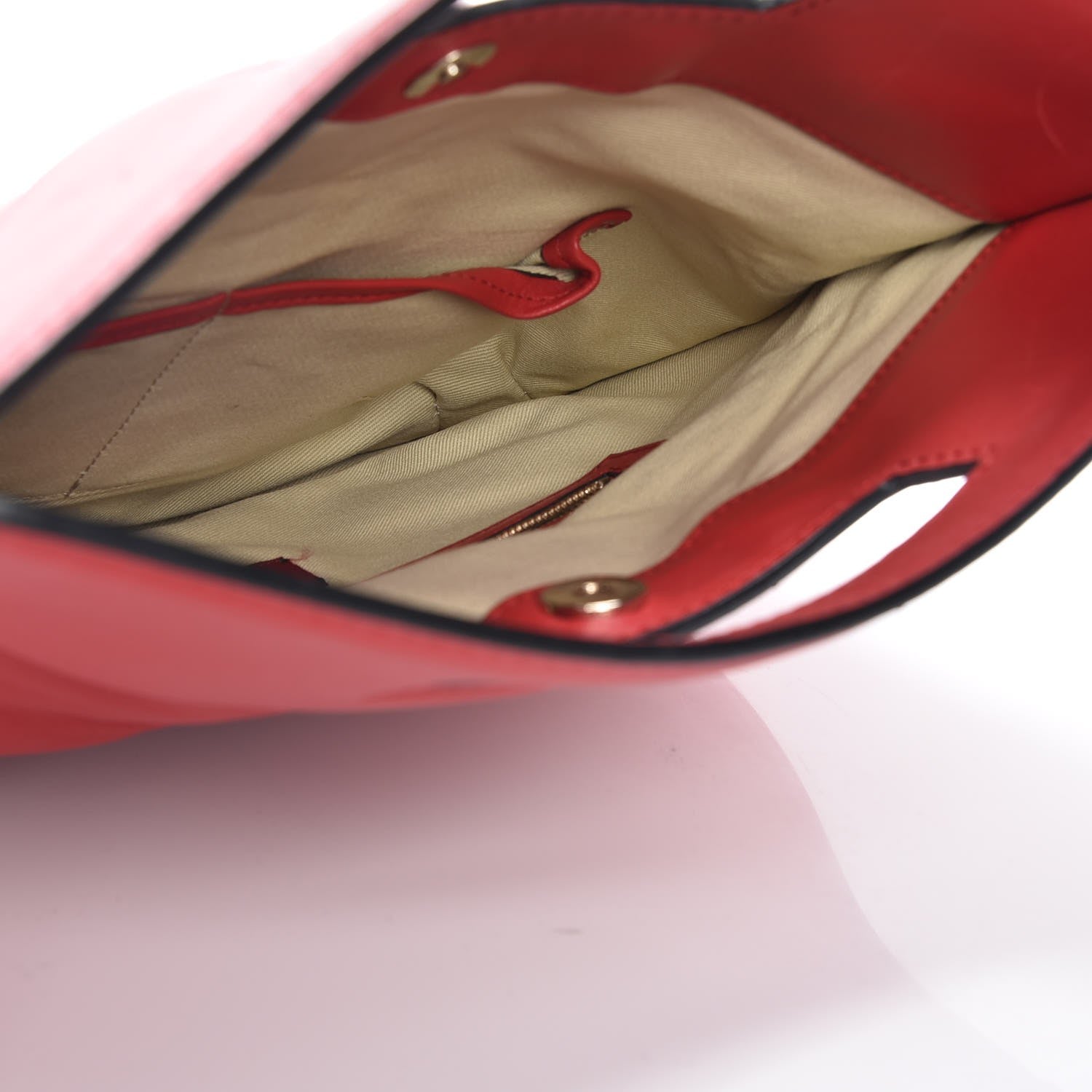 Valentino Garavani Nappa Va Va Voom Fold Over Chain Clutch Rosso Valentino 6 of 10