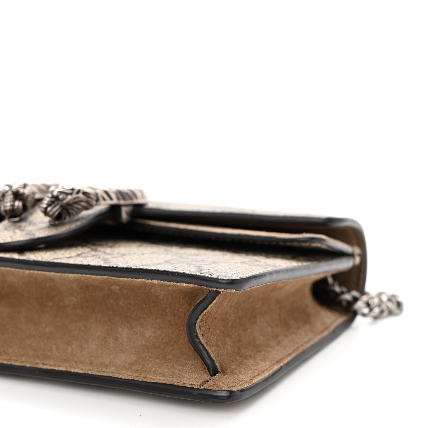 GG Supreme Monogram Super Mini Dionysus Shoulder Bag Taupe