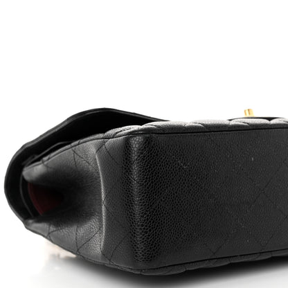 Chanel Caviar Quilted Jumbo Double Flap Black 9 of 10