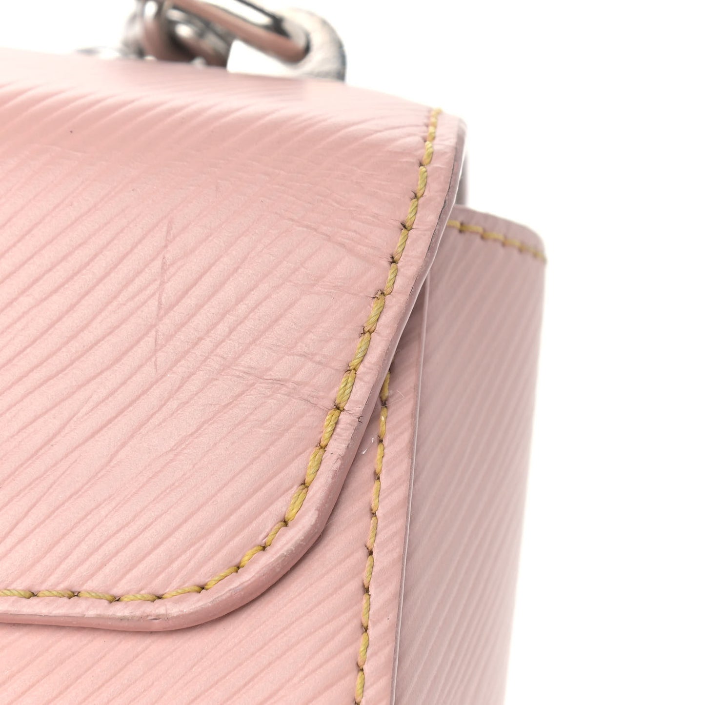 Epi Twist Shoulder Bag MM Rose Ballerine