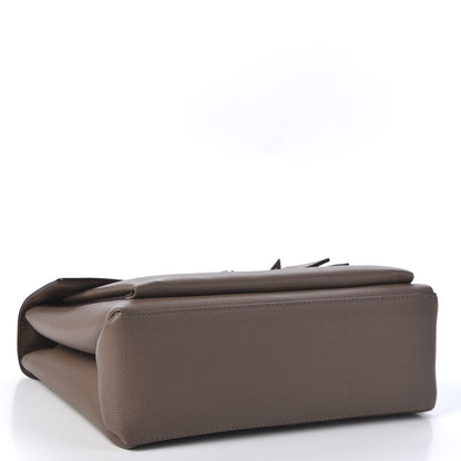 Louis Vuitton Soft Calfskin My Lockme Top Handle Taupe Glace 3 of 9