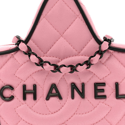 Chanel Satin Quilted Walk Of Fame Star Bag Pink 8 of 10