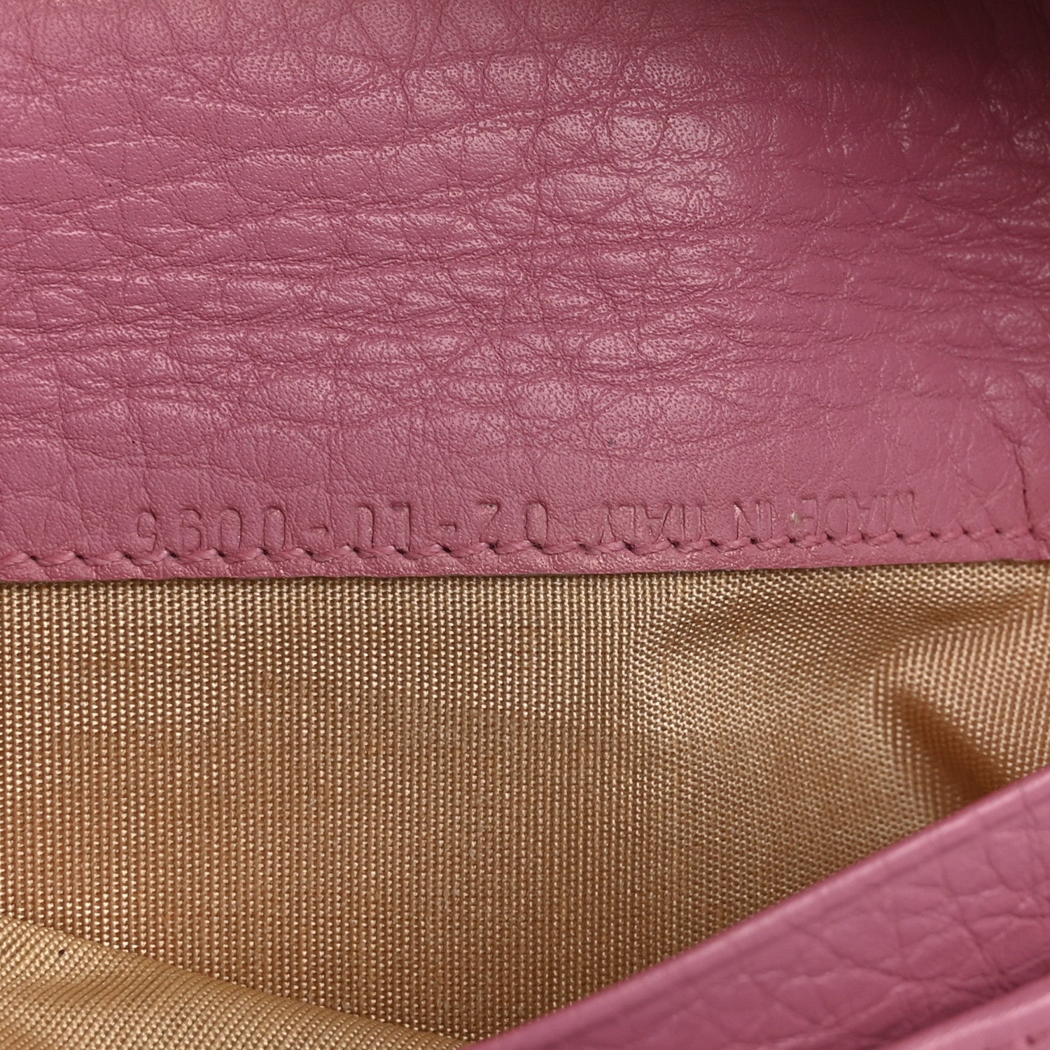 Christian Dior Calfskin Saddle Wallet Pink 7 of 7