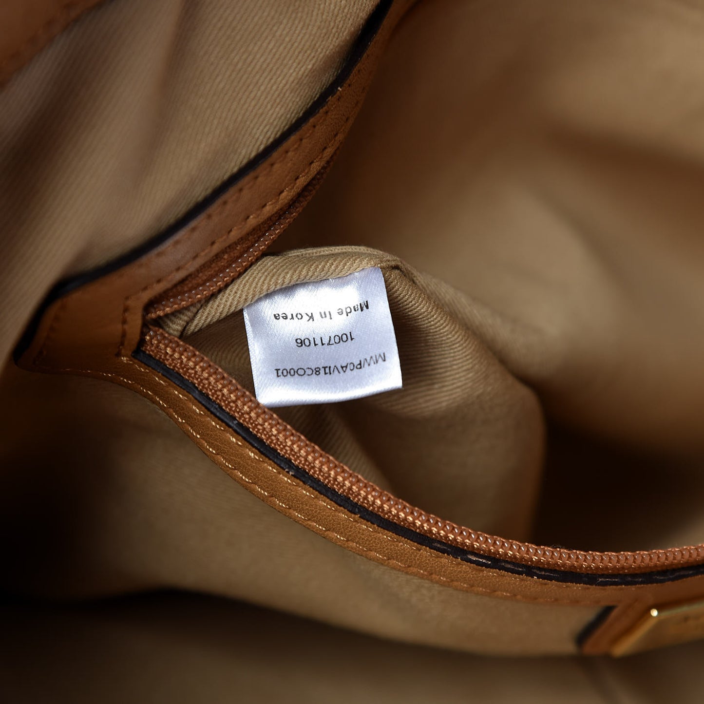 Visetos Medium Essentials Shopper Tote Cognac