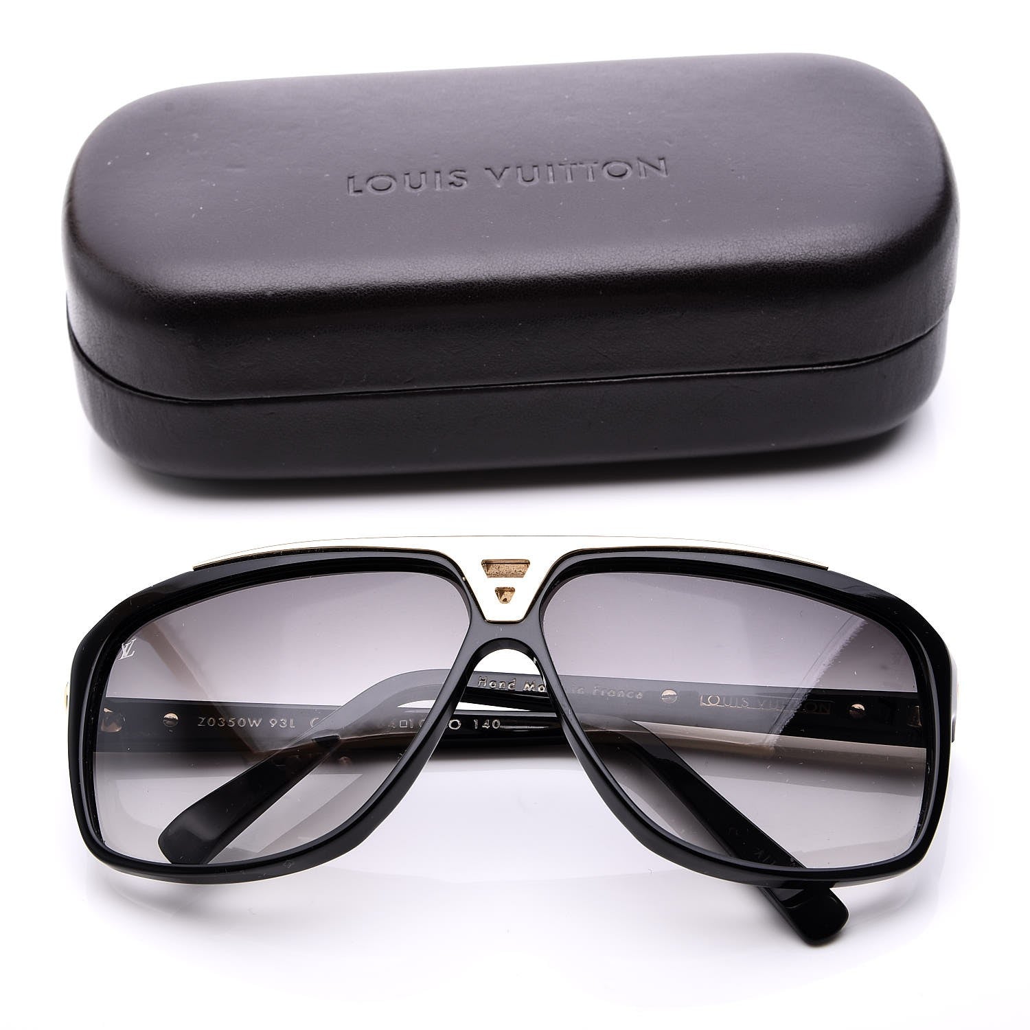Louis Vuitton Acetate Evidence Sunglasses Z0350W Black 9 of 9