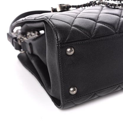 Chanel Caviar Quilted Small CC Bucket Bag Black 8 of 10