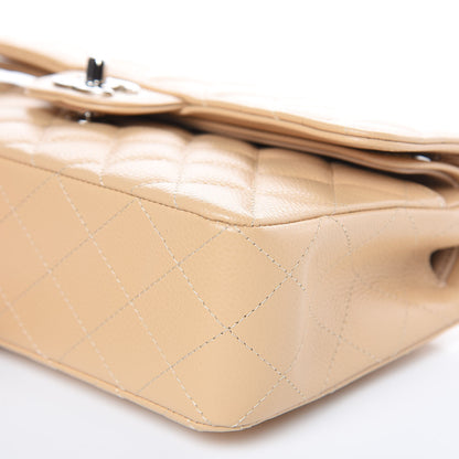 Chanel Caviar Quilted Small Double Flap Beige 9 of 10