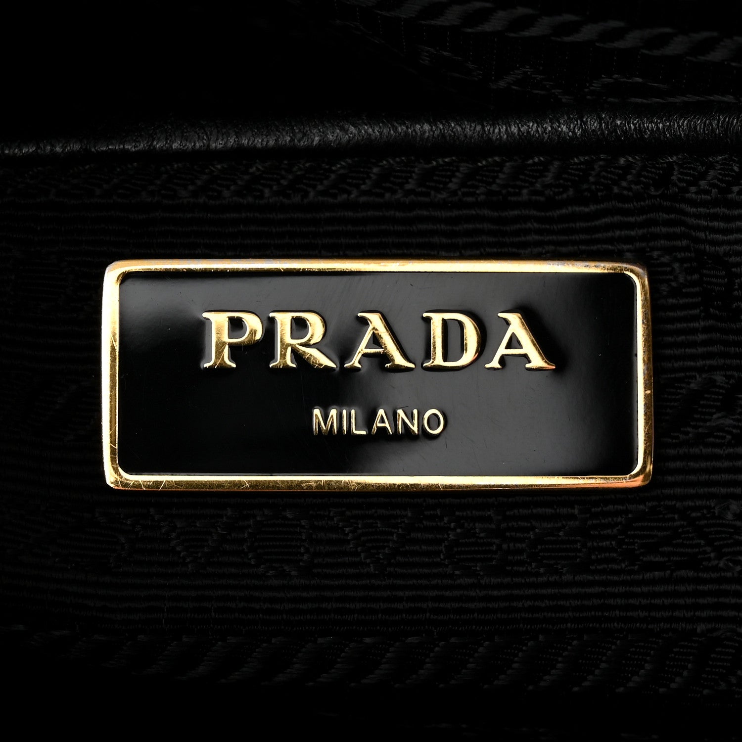 Prada Tessuto Nylon Gaufre Small Tote Black 6 of 9