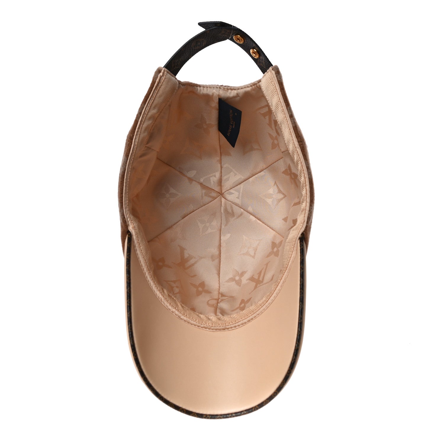 Louis Vuitton Wool Monogram Carry On Cap M Beige 5 of 6
