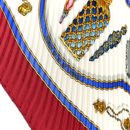 Hermes Silk Plisse Qu' Importe Le Flacon Scarf 5 of 5