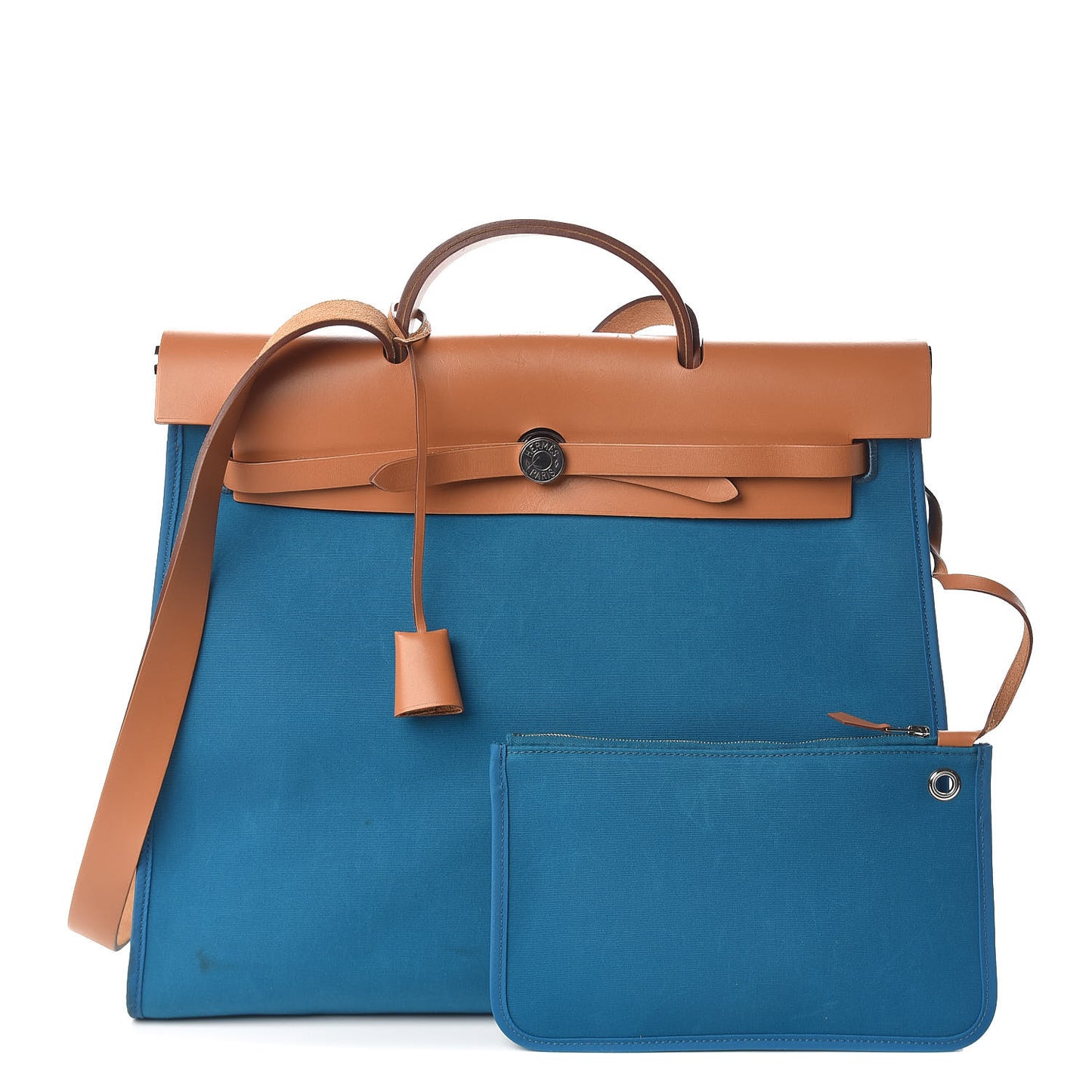 Toile Vache Hunter Herbag Zip 39 MM Bleu Izmir Natural
