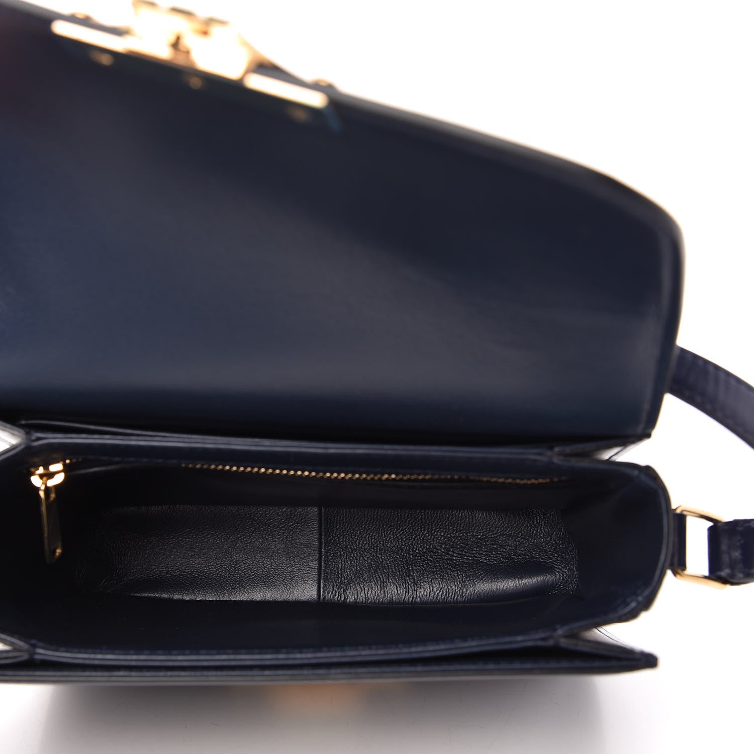 Celine Shiny Calfskin Teen Triomphe Dark Blue 5 of 10