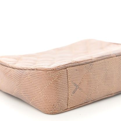 Chanel Lizard Quilted Small Tassel Camera Case Brown 10 of 12