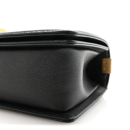 Chanel Caviar Quilted Medium Boy Flap Black 10 of 10
