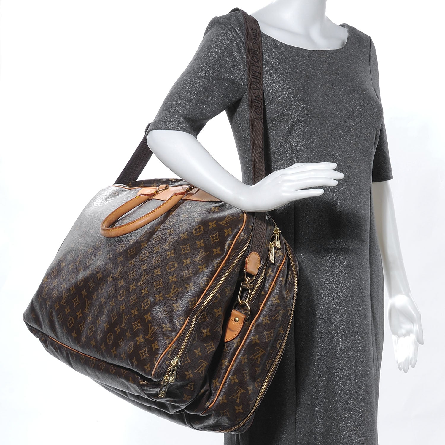 Louis Vuitton Monogram Alize 3 Compartment Bag 2 of 10