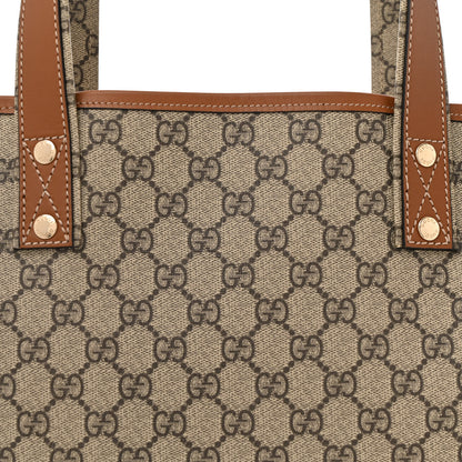 Gucci GG Plus Monogram Medium Signature Web Loop Tote Light Brown 8 of 12