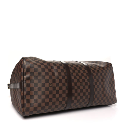 Louis Vuitton Damier Ebene Keepall Bandouliere 55 3 of 8