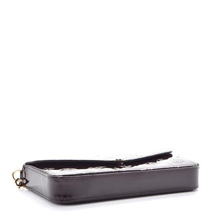 Louis Vuitton Vernis Pochette Felicie Chain Wallet Amarante 4 of 7