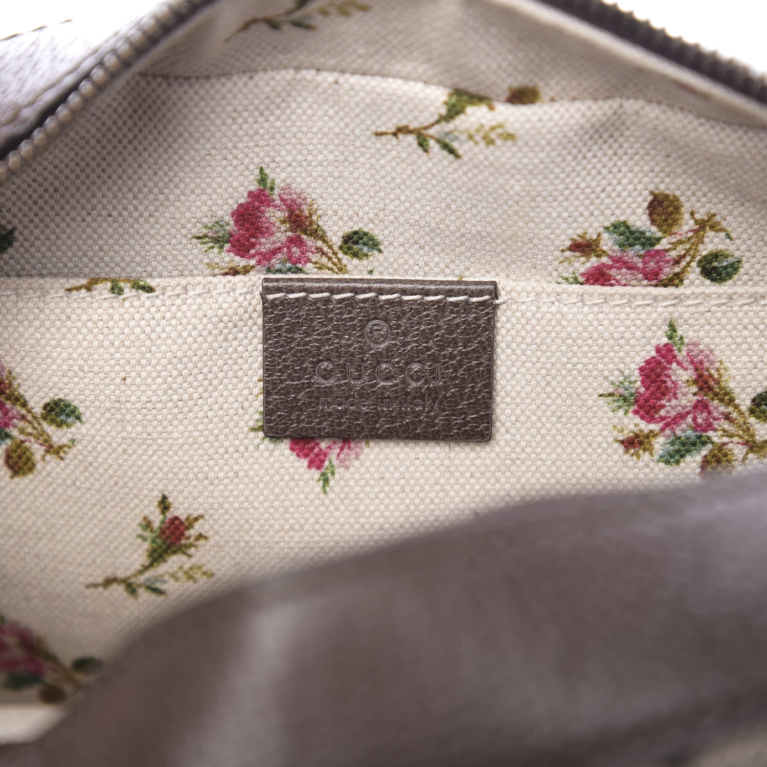 Gucci GG Supreme Monogram Web Neo Vintage Shoulder Bag Beige New Acero Crop 6 of 11