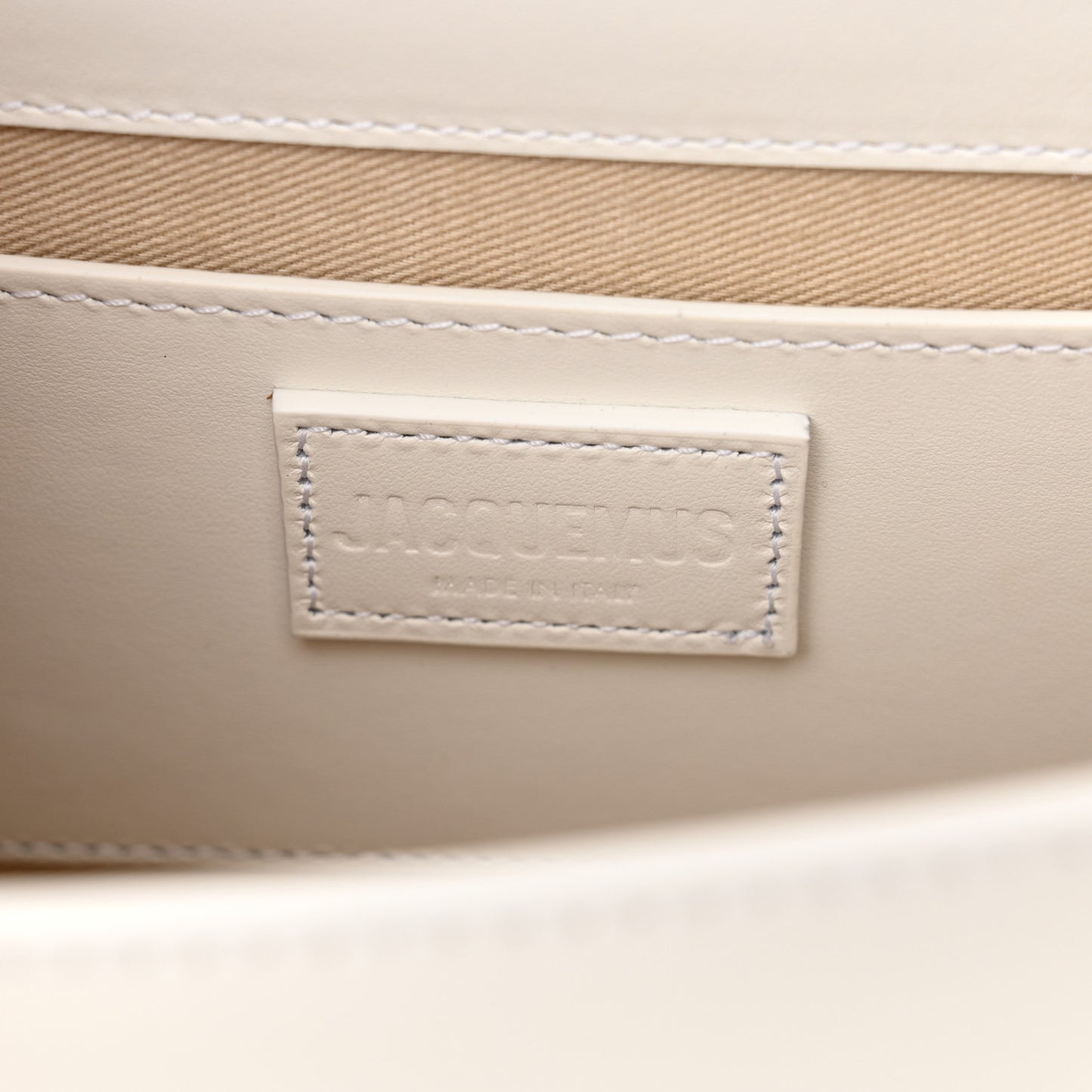 Smooth Calfskin Le Bambino Long White