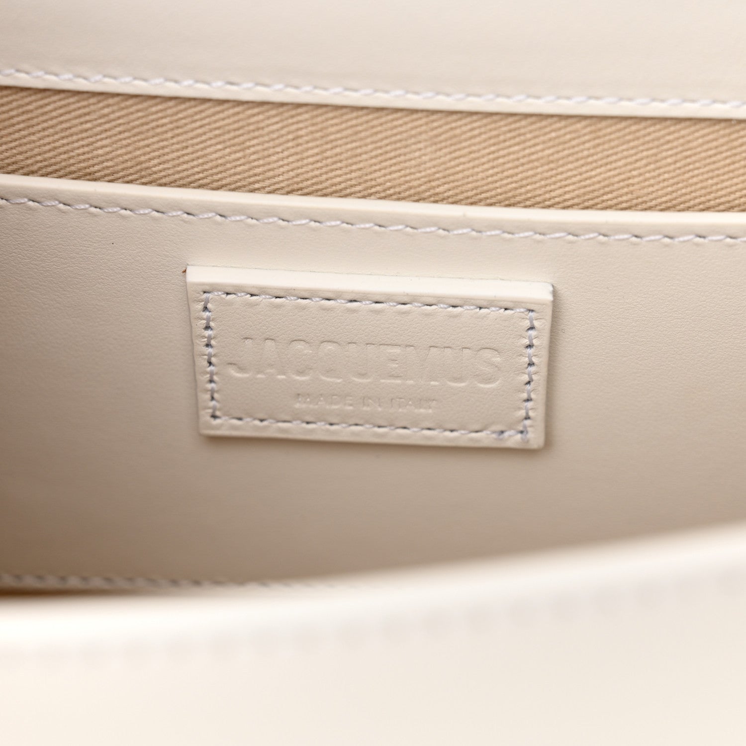 Jacquemus Smooth Calfskin Le Bambino Long White 6 of 10