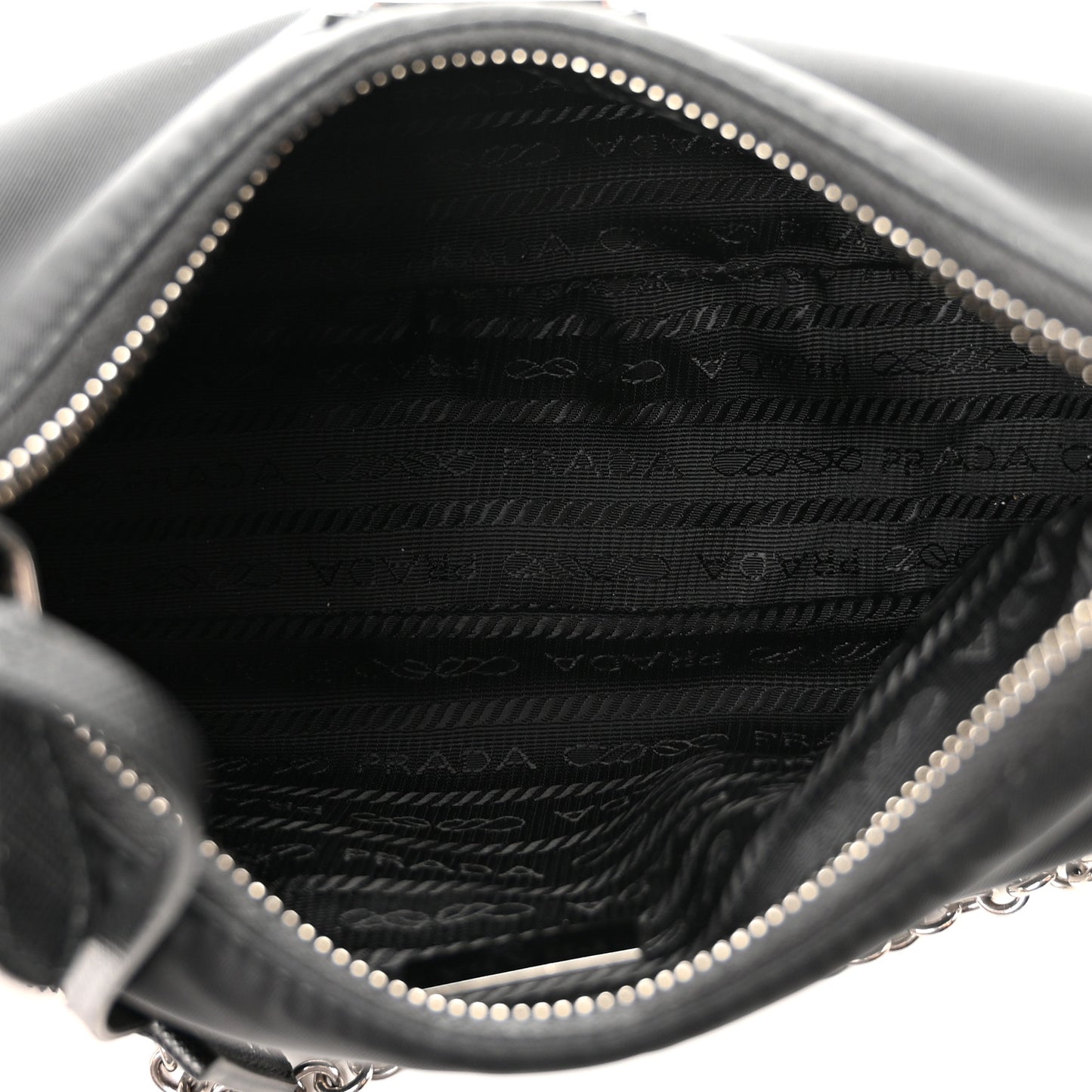 Re-Nylon Saffiano Re-Edition 2005 Shoulder Bag Black