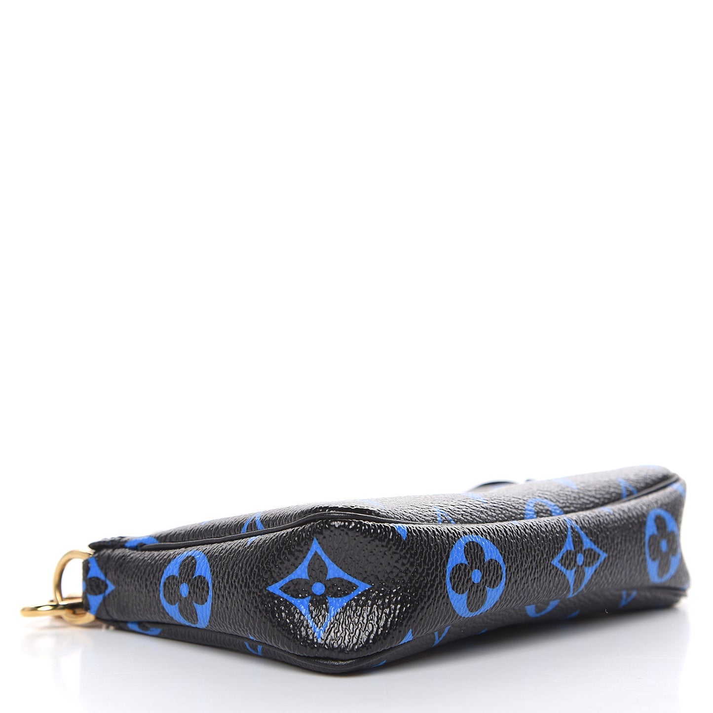 Colored Monogram Mini Pochette Accessories Blue Black